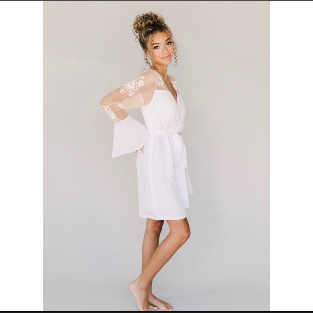 Robed with love bridal robe xsmall